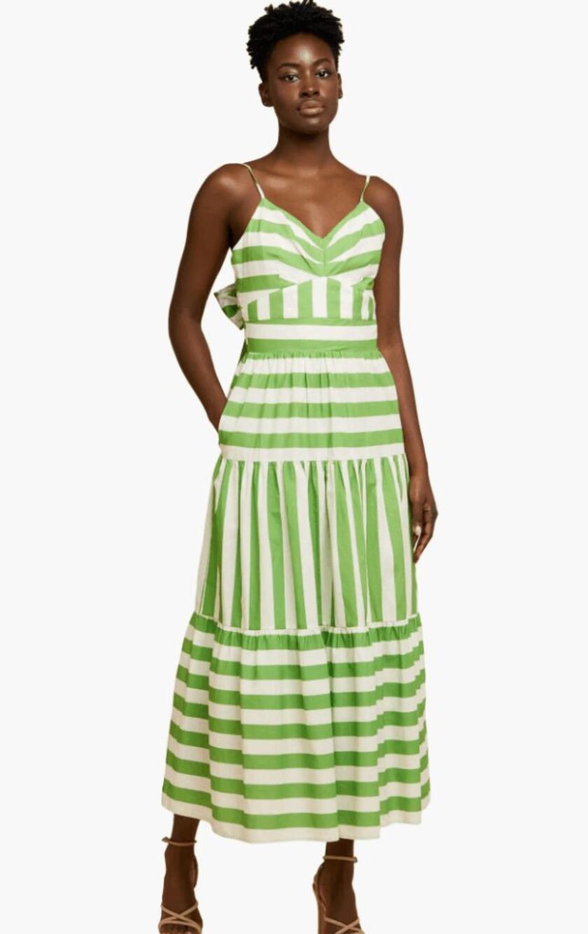 NWT Ciebon Vivienne Green Maxi Sundress- Size L